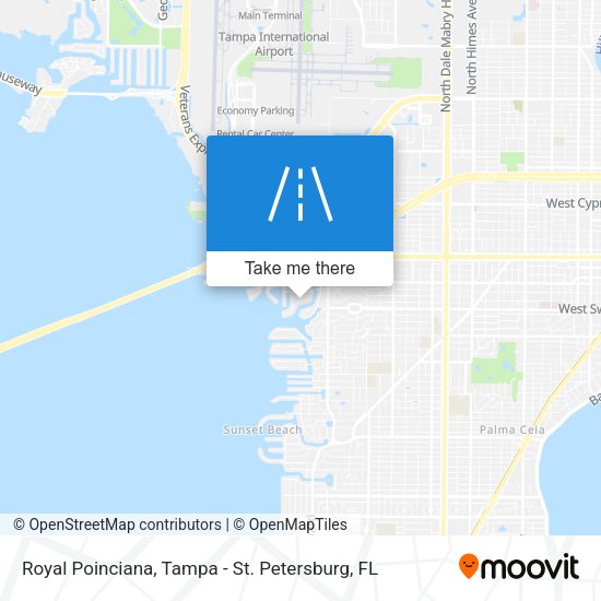 Royal Poinciana map