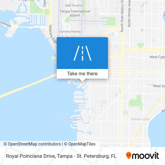 Royal Poinciana Drive map
