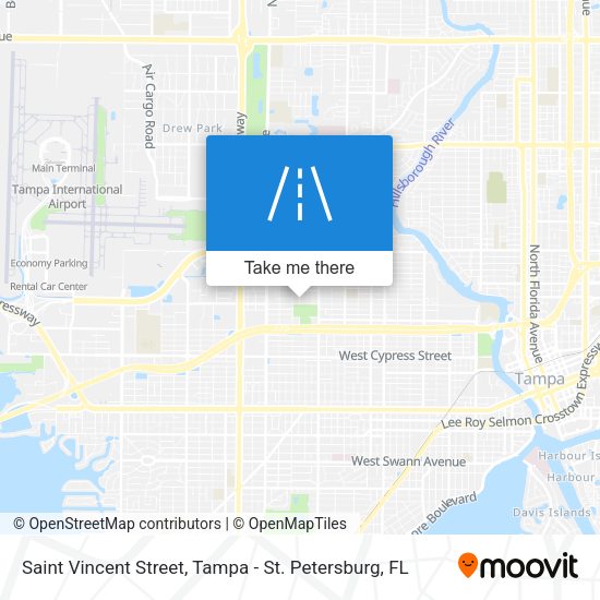 Mapa de Saint Vincent Street