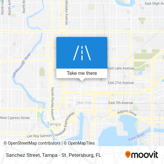 Sanchez Street map