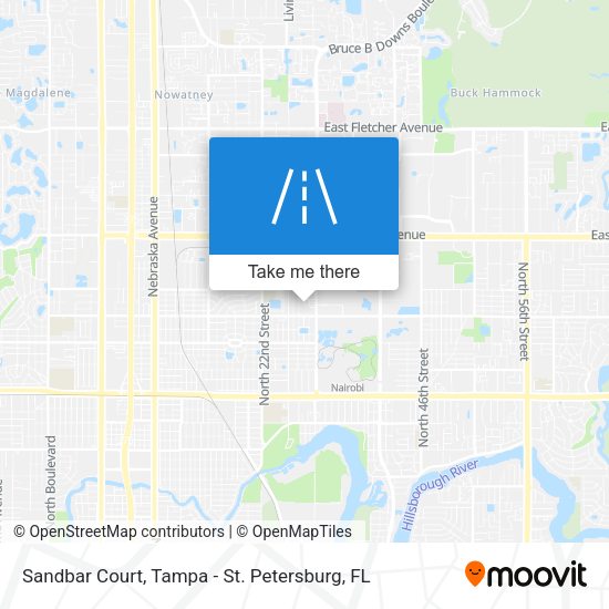 Sandbar Court map