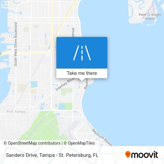 Sanders Drive map