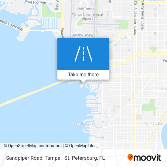 Sandpiper Road map