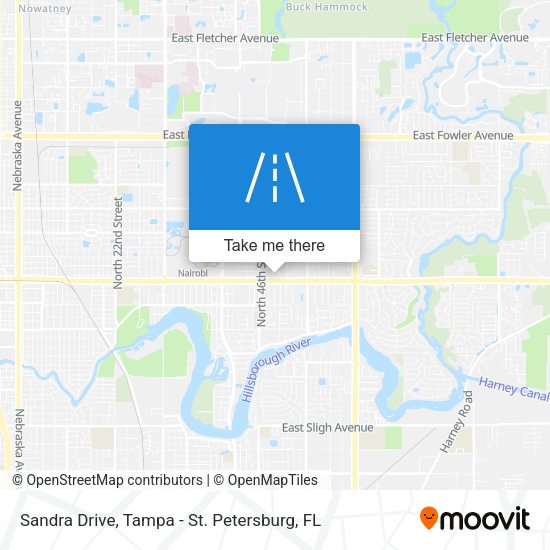 Sandra Drive map