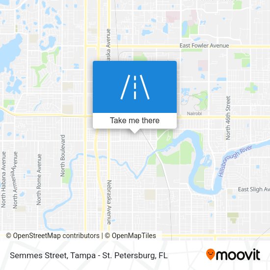Mapa de Semmes Street