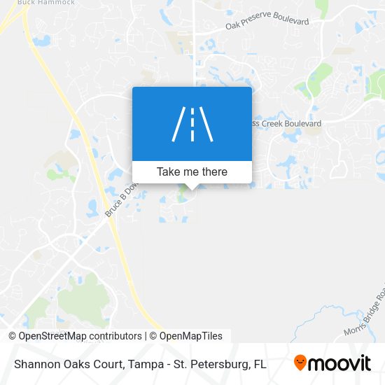 Mapa de Shannon Oaks Court