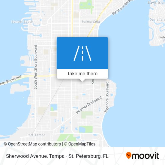 Sherwood Avenue map