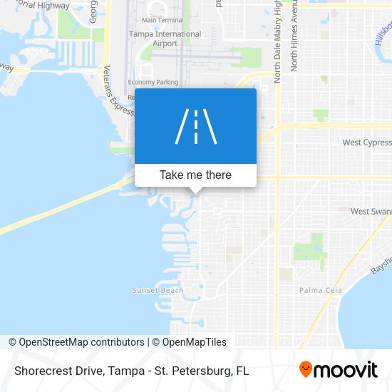 Mapa de Shorecrest Drive