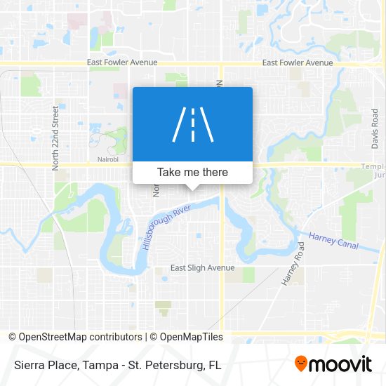 Sierra Place map