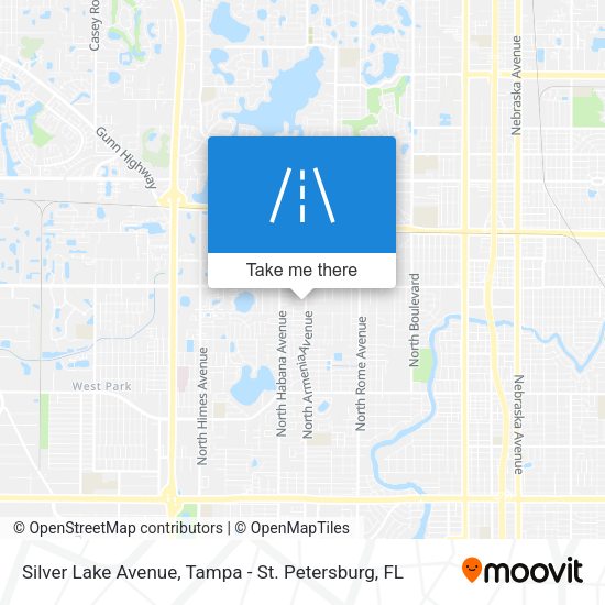 Mapa de Silver Lake Avenue