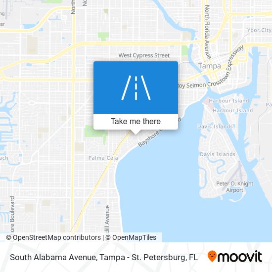 South Alabama Avenue map