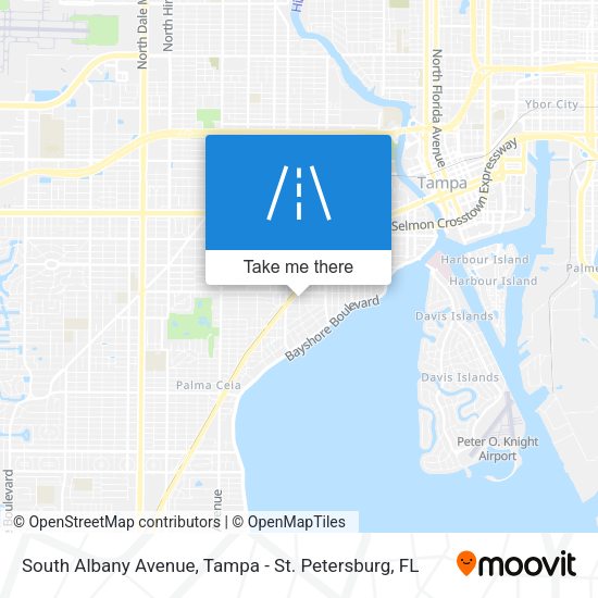 South Albany Avenue map