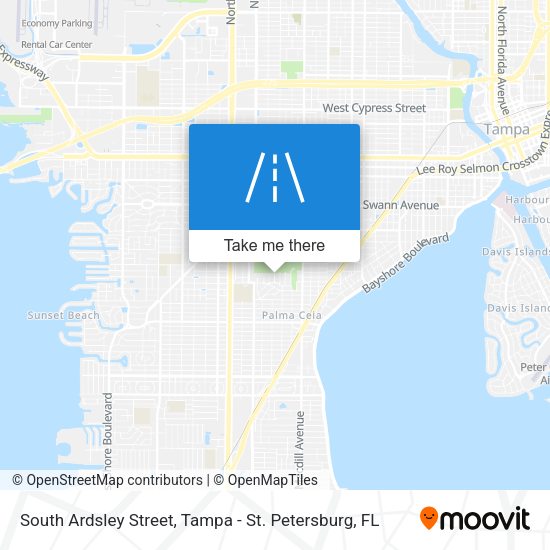 Mapa de South Ardsley Street