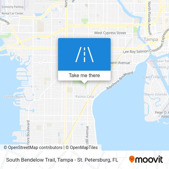 South Bendelow Trail map