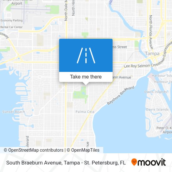 Mapa de South Braeburn Avenue