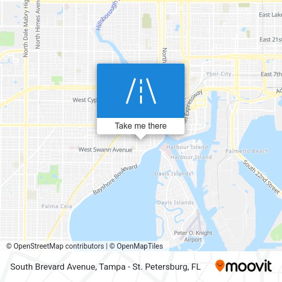 Mapa de South Brevard Avenue