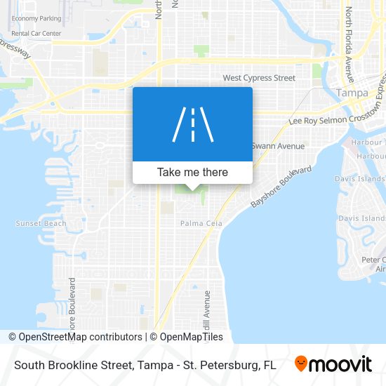 South Brookline Street map