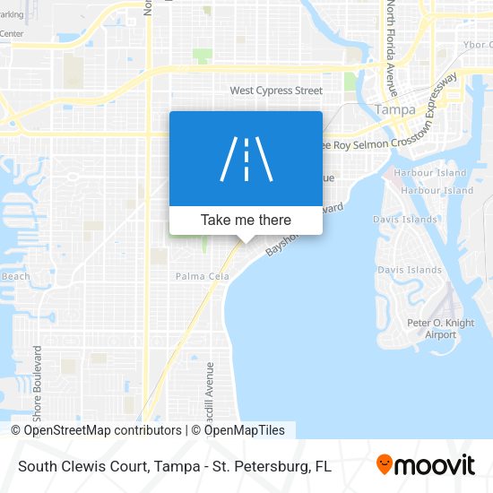 Mapa de South Clewis Court