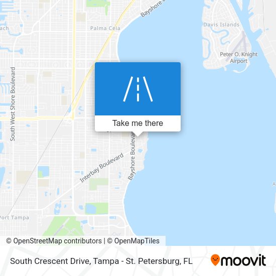 South Crescent Drive map