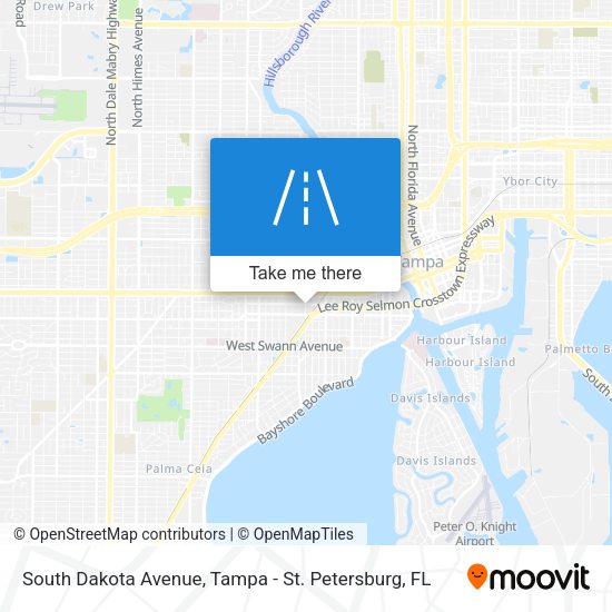 South Dakota Avenue map