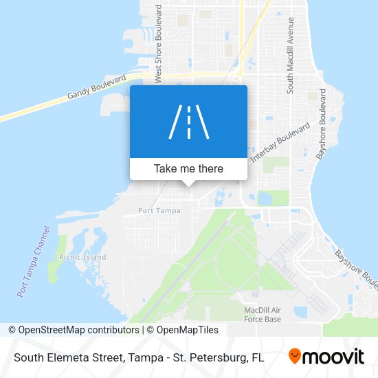 South Elemeta Street map