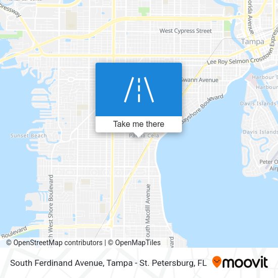 Mapa de South Ferdinand Avenue