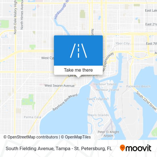 South Fielding Avenue map