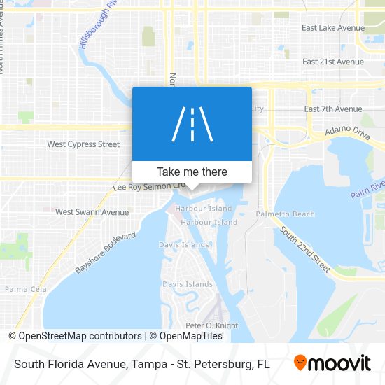 Mapa de South Florida Avenue