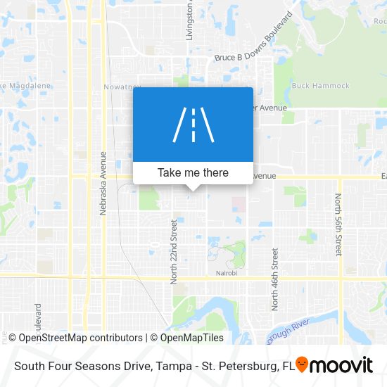 Mapa de South Four Seasons Drive