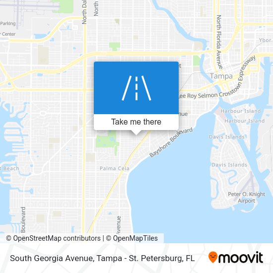 Mapa de South Georgia Avenue