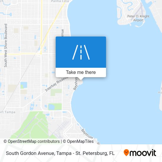 South Gordon Avenue map