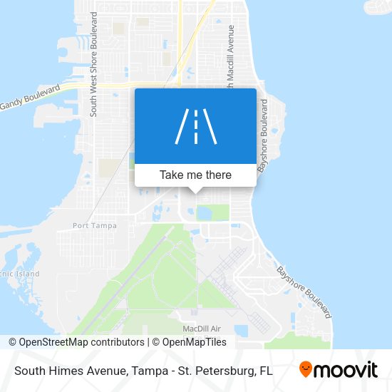 Mapa de South Himes Avenue