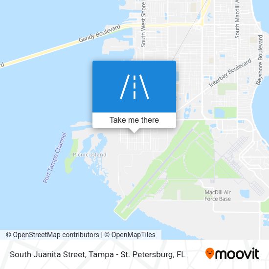 Mapa de South Juanita Street