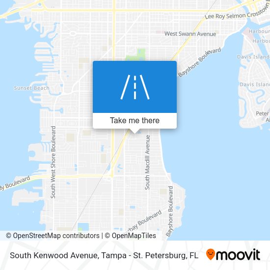 South Kenwood Avenue map