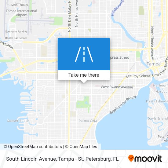Mapa de South Lincoln Avenue