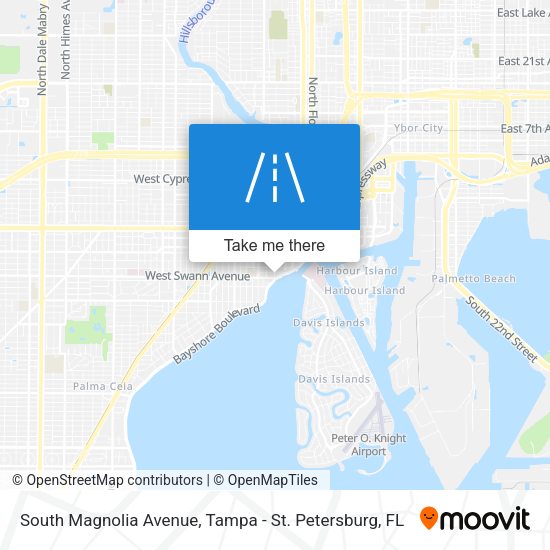 Mapa de South Magnolia Avenue