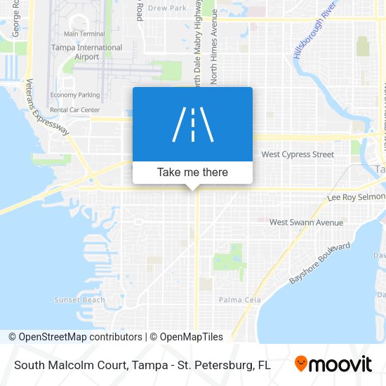 Mapa de South Malcolm Court