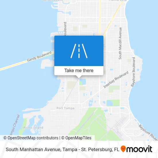 South Manhattan Avenue map
