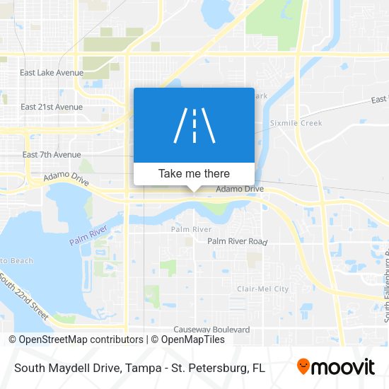 South Maydell Drive map