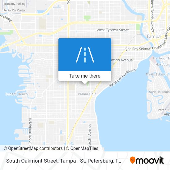 Mapa de South Oakmont Street