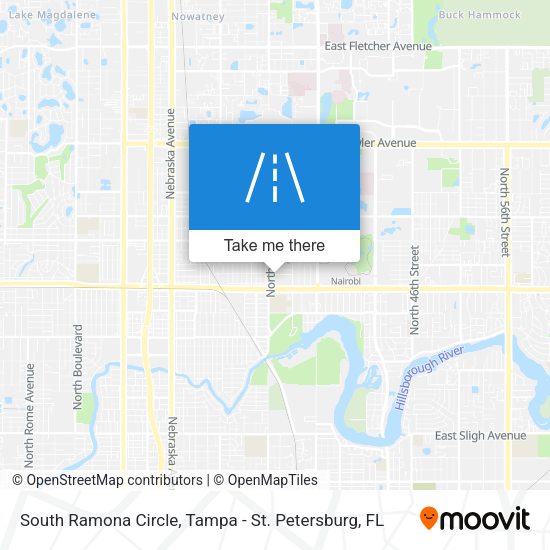 South Ramona Circle map