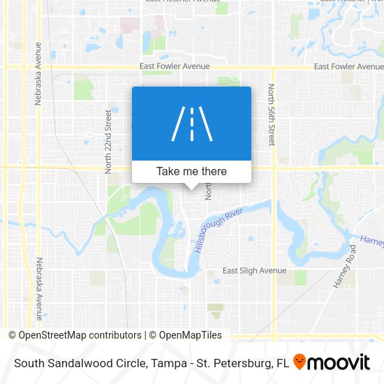 Mapa de South Sandalwood Circle