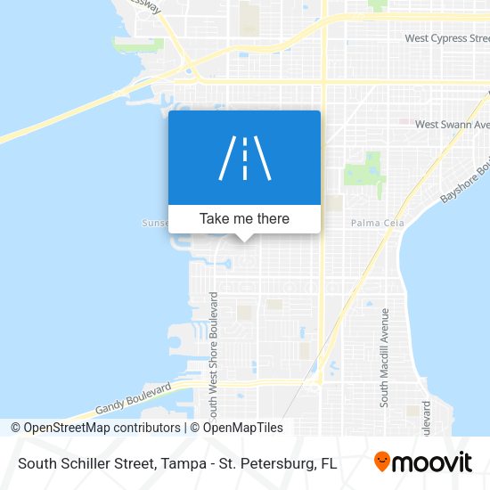 South Schiller Street map