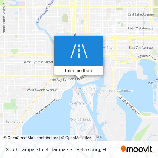 South Tampa Street map