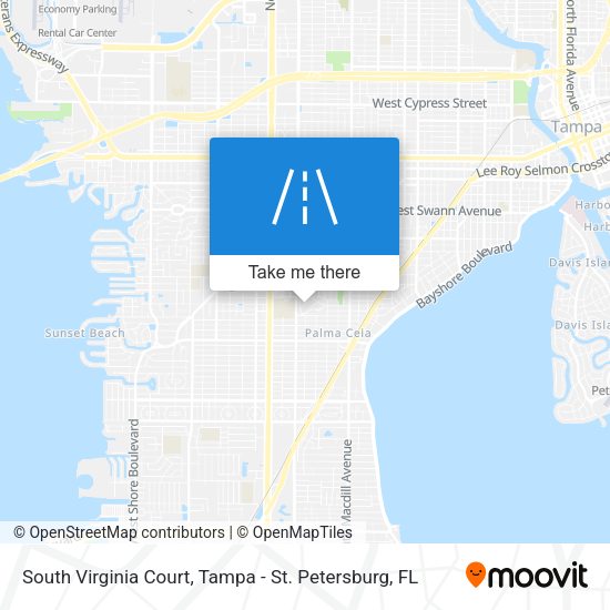 Mapa de South Virginia Court