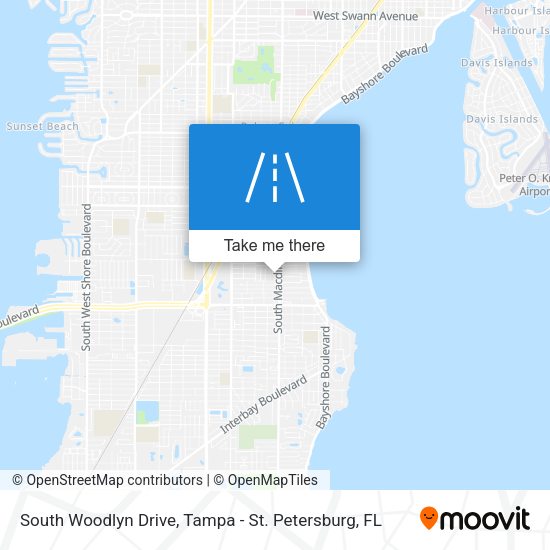 South Woodlyn Drive map