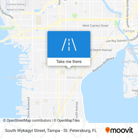 South Wykagyl Street map