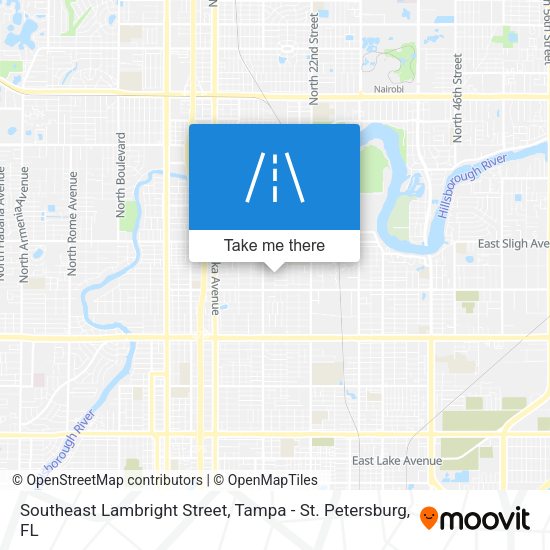 Mapa de Southeast Lambright Street