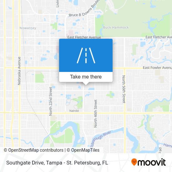 Mapa de Southgate Drive