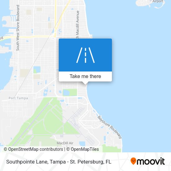 Mapa de Southpointe Lane